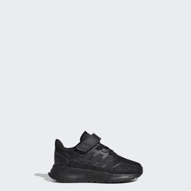 Adidas negros para niño clearance