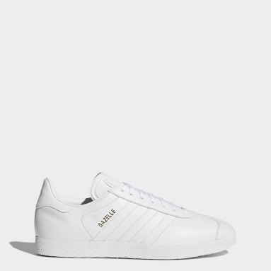 adidas gazelle all white