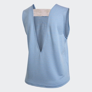 Camiseta sin mangas Primeblue Azul Mujer Tenis