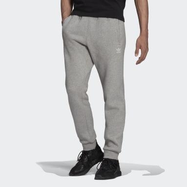 Men's Originals Grey Adicolor Essentials Trefoil Pants