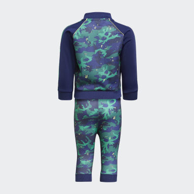 Conjunto chaqueta y pantalón SST Camo Print Azul Niño Originals