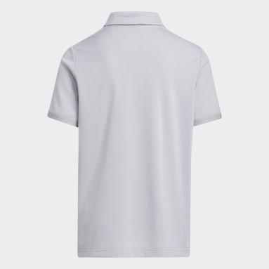 Boys Golf Vit Piqué Polo Shirt