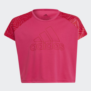 Camiseta Designed 2 Move Seasonal Rosa Meninas Training