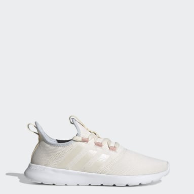 adidas white running shoes women's