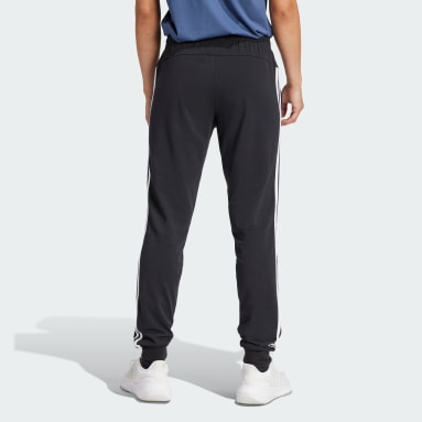 Dames Sportswear Zwart Essentials Single Jersey 3-Stripes Broek