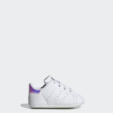 Adidas originals stan smith kids purple clearance