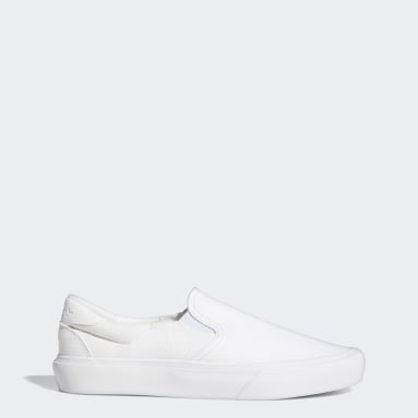 adidas slip on white