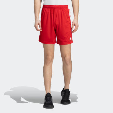 adidas red short