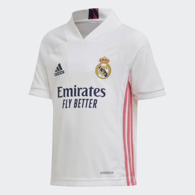 Mini kit Domicile Real Madrid 20/21 Blanc Enfants Football