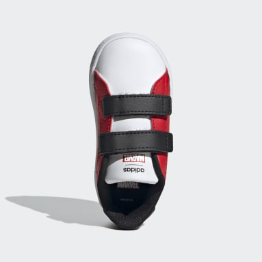 Děti Sportswear červená Boty adidas x Marvel Spider-Man Advantage