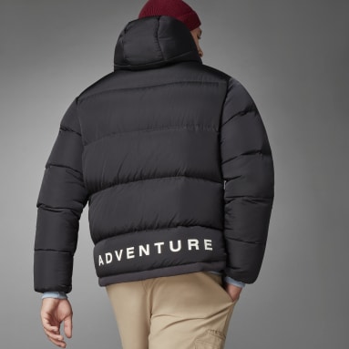 Men Originals Black adidas Adventure Down Puffer Jacket