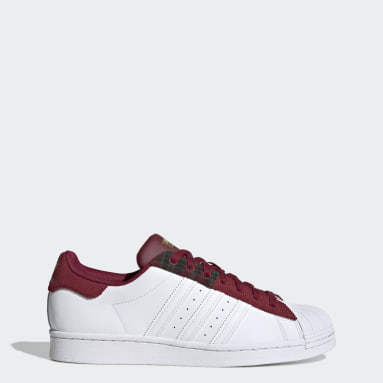 adidas slip on maroon original