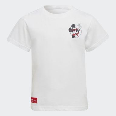T-shirt Disney Mickey and Friends Blanc Enfants Originals