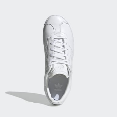 Youth 8-16 Years Originals White Gazelle Shoes