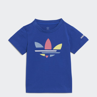 Camiseta Adicolor Azul Kids Originals