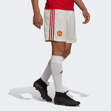 ผู้ชาย ฟุตบอล สีขาว กางเกงฟุตบอลชุดเหย้า Manchester United 21/22