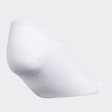 Women's Training White Superlite Linear Super-No-Show Socks 6 Pairs
