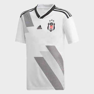 Jungen Fußball Beşiktaş JK Heimtrikot Weiß
