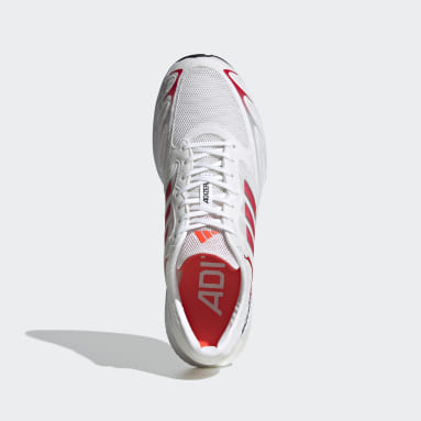 Men's Running White Adizero Pro V1 DNA Shoes