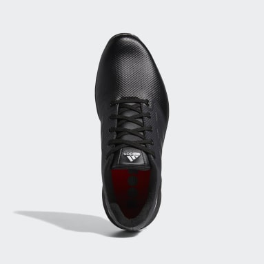 Men's Golf Black ZG21 Wide Golf Shoes