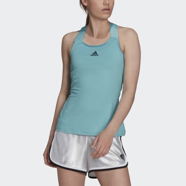 Women's Tennis Turquoise Tennis Y-Tank Top