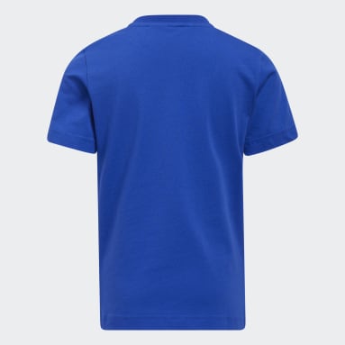 T-shirt Little Kids You and I Are a Team Azul Criança Basquetebol