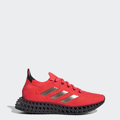 red womens running shoes