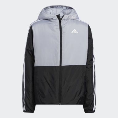 Youth Training Grey Colorblock Insulated Jacket