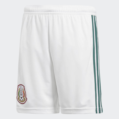 Shorts Titular Réplica Selección Nacional de México Blanco Niño Fútbol