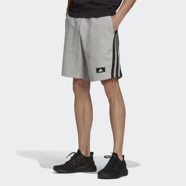 Men's Sportswear Grey adidas Sportswear Future Icons 3-Stripes Shorts