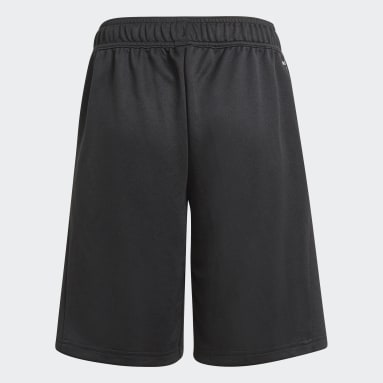 Boys Lifestyle Black Designed 2 Move Shorts