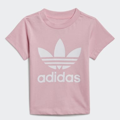 adidas pink tee shirt