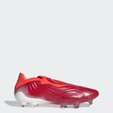 adidas red football shoes