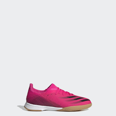 Kids Futsal Pink X Ghosted.3 Indoor Boots