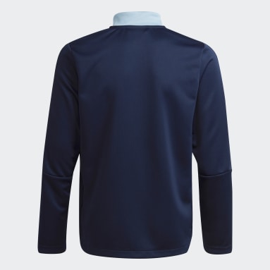 Youth 8-16 Years Football Blue Messi Tiro Number 10 Training Track Top