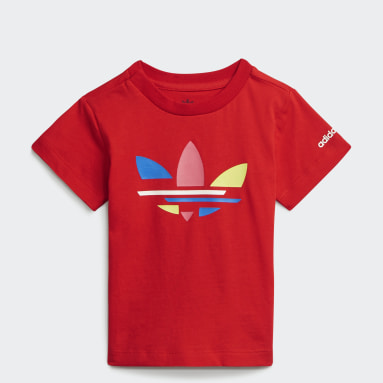 T-shirt Adicolor Rouge Enfants Originals