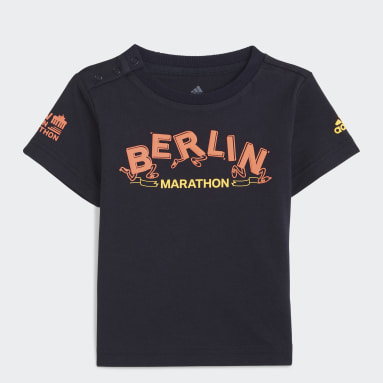 Kinderen Hardlopen Blauw Berlin Marathon Future Kids T-shirt