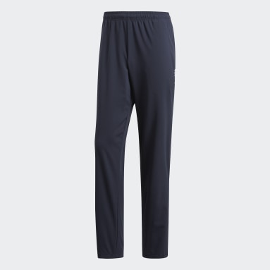Pantalon Essentials Plain Open Hem Stanford Bleu Hommes Fitness Et Training