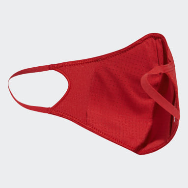 Sportswear Red Face Covers 3-Pack XS/S