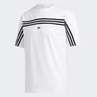 black and white adidas shirt