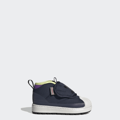 adidas superstar bambino blu