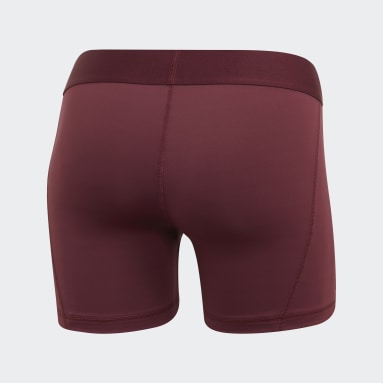 Women's Volleyball Red Techfit Volleyball Shorts