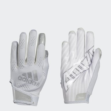 White adidas lineman gloves clearance