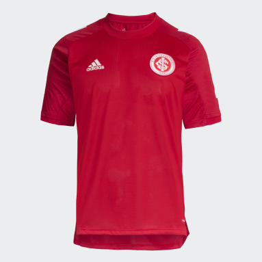 Camisa Treino Internacional Vermelho Homem Futebol