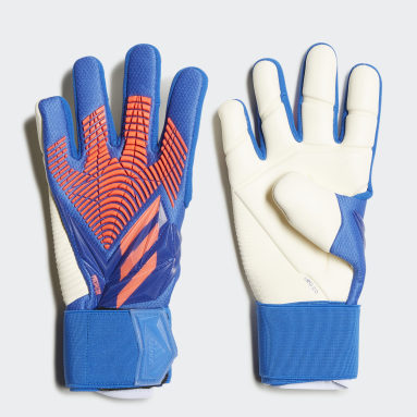Kinderen Voetbal Blauw Predator Pro Handschoenen