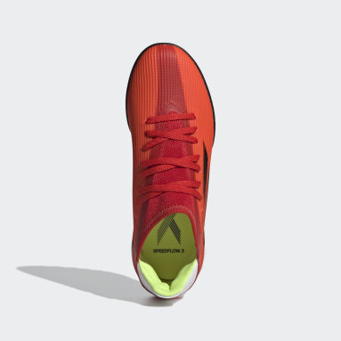 Zapatos de fútbol X Speedflow.3 Pasto Sintético Rojo Niño Fútbol