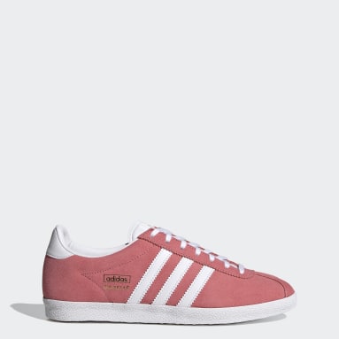 adidas gazelle gris y rosa