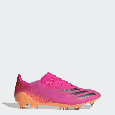 Chaussure X Ghosted.1 Terrain souple Rose Football