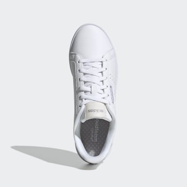 Women Sport Inspired White Courtpoint Base Shoes