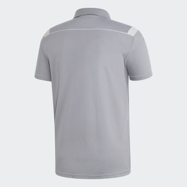 Heren Voetbal Grijs Tiro 19 Cotton Poloshirt
